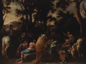 Saint Jean Baptiste prêchant - Salvator Rosa