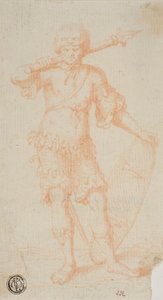 Guerrier debout - Salvator Rosa