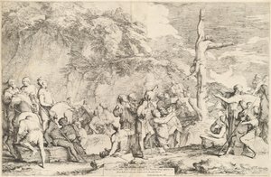 La Crucifixion de Polycrate - Salvator Rosa