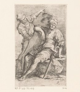 Deux soldats - Salvator Rosa