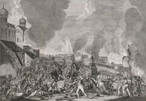 Incendie de Moscou le 15 septembre 1812 Les Français à Moscou