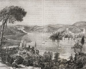 Châteaux du Bosphore sur les côtes d