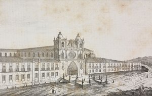 Façade du monastère d