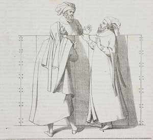 Artisans florentins du 16ème siècle, Florence, Toscane, Italie, lithographie de Salvatore Puglia de Poliorama Pittoresco, n 28, 15 février - Salvatore Puglia