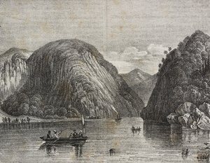 Passage de Rogers dans le lac George, États-Unis d