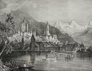 Vue de Thoune, canton de Berne, Suisse - Salvatore Puglia