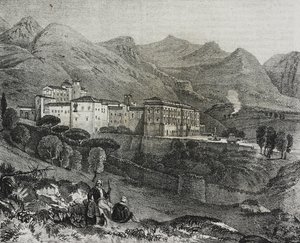 Vue du monastère de San Martino delle Scale près de Palerme, Sicile, Italie - Salvatore Puglia