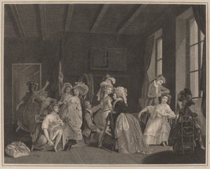 Les préparatifs pour le ballet - Salvatore Tresca after Nicolas Lavreince