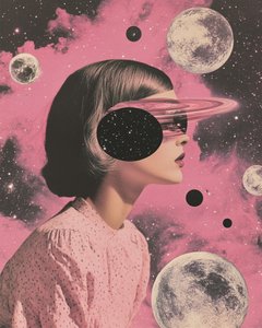La femme de la galaxie rose