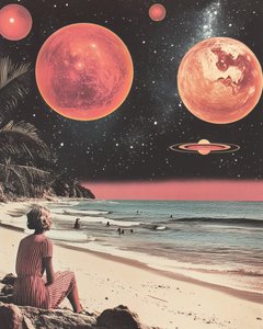 Plage spatiale rétro - Samantha Hearn