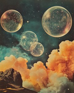 Paysage cosmique surréaliste - Samantha Hearn