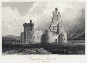 Château de Courtstown, Co Kilkenny (gravure) - Samuel (after) Austin