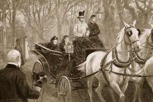 Dernière promenade de la reine Victoria : Osborne, 15 janvier - Samuel (after) Begg