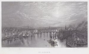 Glasgow (gravure) - Samuel (after) Bough