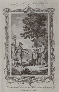Caractacus trahi aux Romains par Cartismandua - Samuel (after) Wale