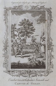 Combat entre Edmond Côte-de-Fer et Canut le Grand - Samuel (after) Wale