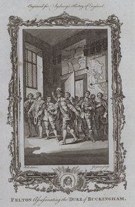Felton assassinant le duc de Buckingham - Samuel (after) Wale