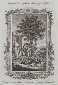 Odun, comte de Devon prenant l