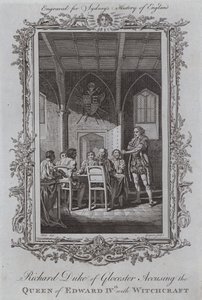 Richard Duc de Gloucester accusant la reine d