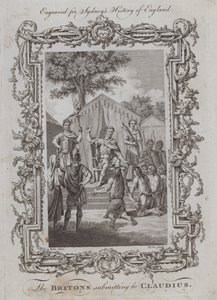 Les Bretons se soumettant à Claude - Samuel (after) Wale