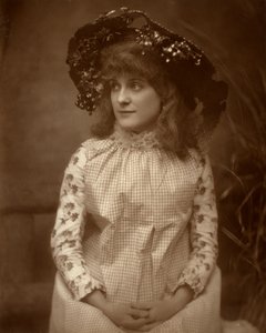 Minnie Palmer, actrice américaine, 1884 - Samuel A Walker