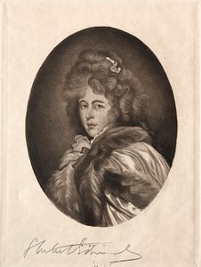 Miss Farren, comtesse de Derby, 19e-20e siècle - Samuel Arlent Edwards