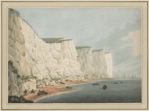 La flotte au large de la côte, Beachy Head - Samuel Atkins