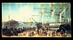 La baie et le port de New York - Samuel Bell Waugh
