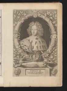 Portrait de Charles XII de Suède - Samuel Blesendorf