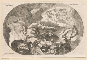 Vulcain et Vénus (série Opera Varia Historica, Poetica & Iconologica) - Samuel Bottschild