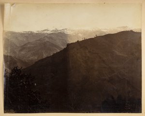 Paysage de montagne à Darjeeling, de 
