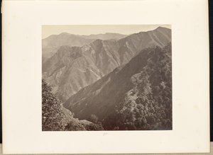 Simla ; Khuds au nord de Jakko, et les collines de Mahassoo