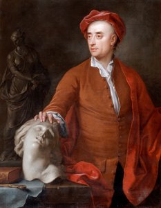 Portrait de John Michael Rysbrack, présumé, 18ème siècle