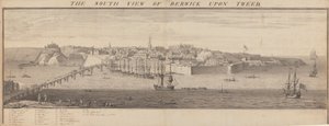 Vue sud de Berwick Upon Tweed