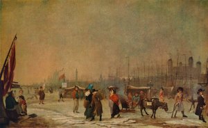 Gel sur la Tamise, 1788-1789, 1930