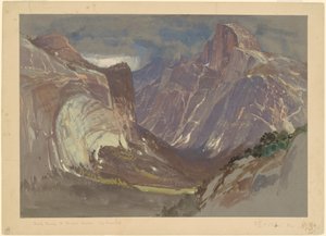 Half Dome et Royal Arches, Yosemite, depuis Glacier Point - Samuel Colman