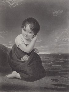 Un message de la mer (gravure) - Samuel Cousins