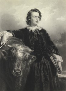 Rosa Bonheur à trente-quatre ans (mezzotinte)