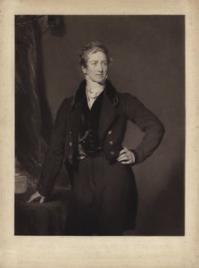 Sir Robert Peel, homme politique conservateur anglais et Premier ministre (gravure) - Samuel Cousins