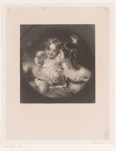 Deux enfants avec des boucles (Nature)