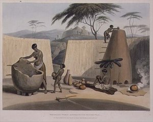 Femmes Booshuana fabriquant des poteries, planche 23 de 
