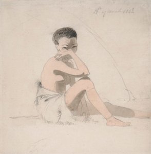 Fille Korah assise - Samuel Daniell