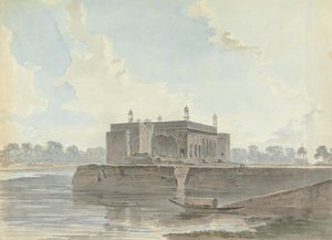 Palais en ruine près d