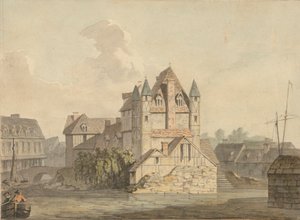 La fin du pont en ruine à Rouen