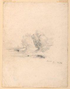 Ruisseau et arbres - Samuel Finley Breese Morse
