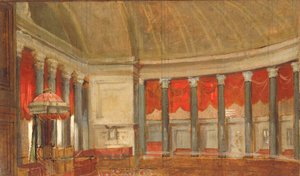 Étude pour La Chambre des représentants, vers 1821 - Samuel Finley Breese Morse