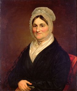 Le bonnet de dentelle (huile sur carton)