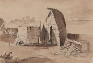 La plage à Hastings - Samuel Gillespie Prout