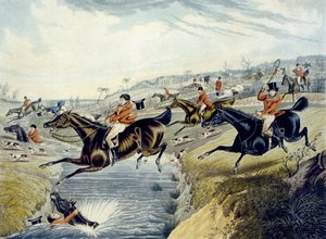 La grande chasse au renard du Leicestershire, planche 2, gravé par Charles Hunt - Samuel Henry (after) Alken
