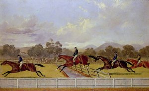 Une course de steeple - Samuel Henry Alken